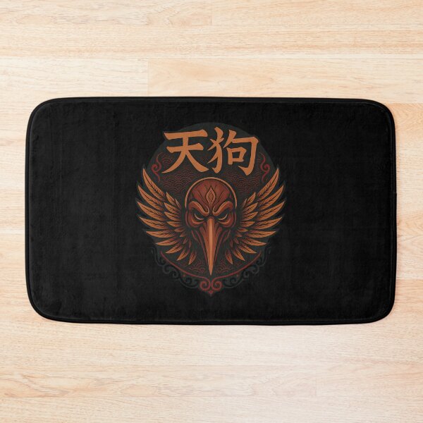 Item preview, Mythical Japanese Tengu Mask Warrior Raven designed and sold by k3rstman1.