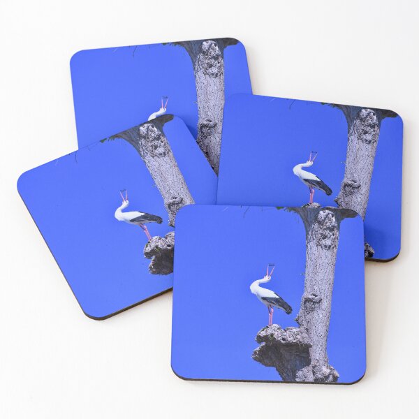 Item preview, Stork in a tree – Clattering & expressive / Swiss Artwork Photography designed and sold by Raphael Wolf.
