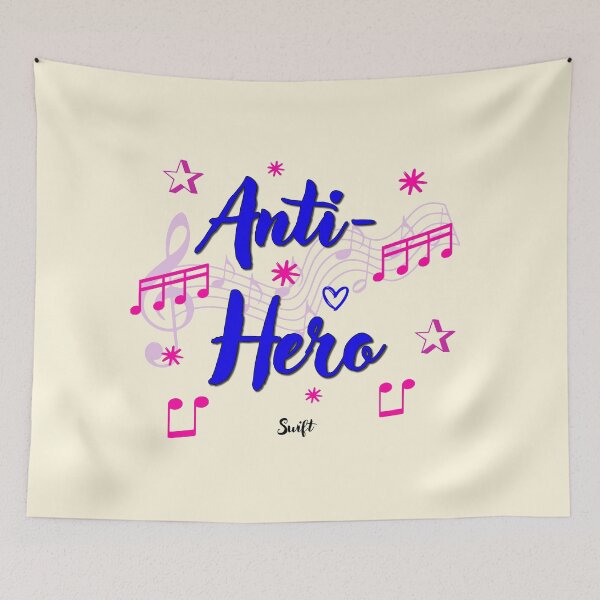 Item preview, Anti-Hero Popular Song Title designed and sold by CharlottePlaceArt.