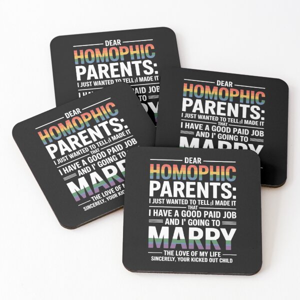 Item preview, LGBT Gay Lesbian Bisexual Homophobic Parents designed and sold by RsFilsingerArt.