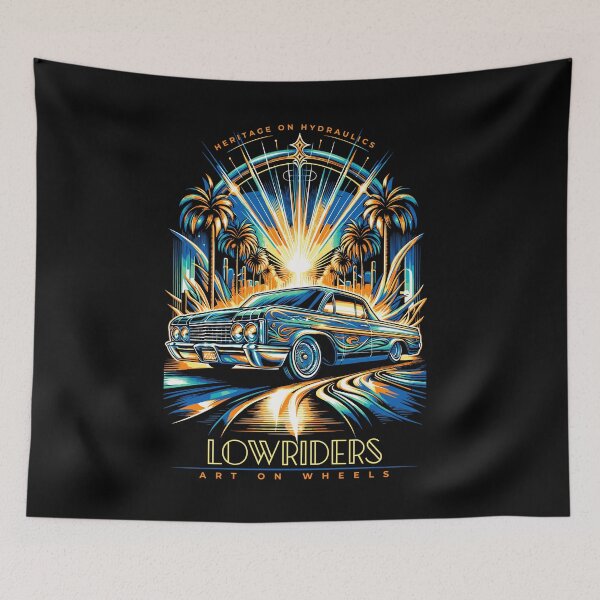 Item preview, Lowriders - Art On Wheels designed and sold by SNKZAPPAREL.