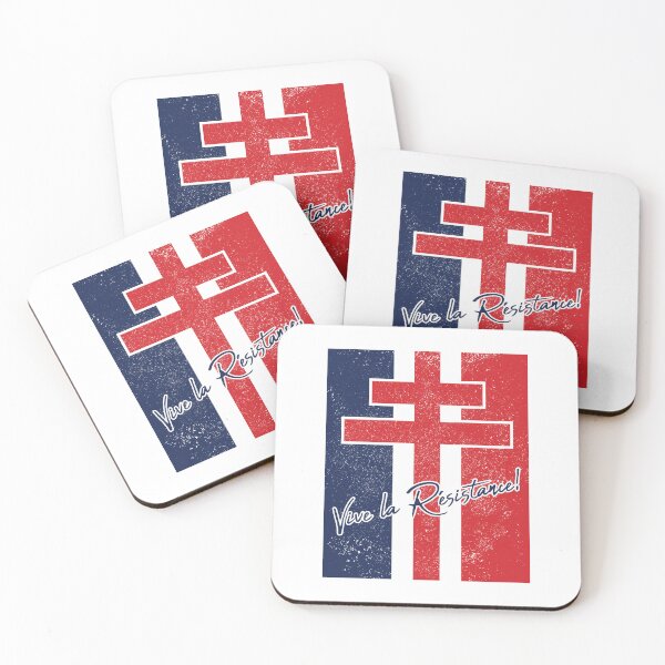 Item preview, French Resistance Symbol Vintage Flag and Cross designed and sold by MehMerchTees.