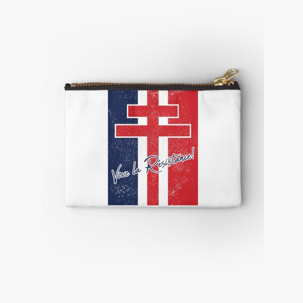 Item preview, French Resistance Symbol Vintage Flag and Cross designed and sold by MehMerchTees.