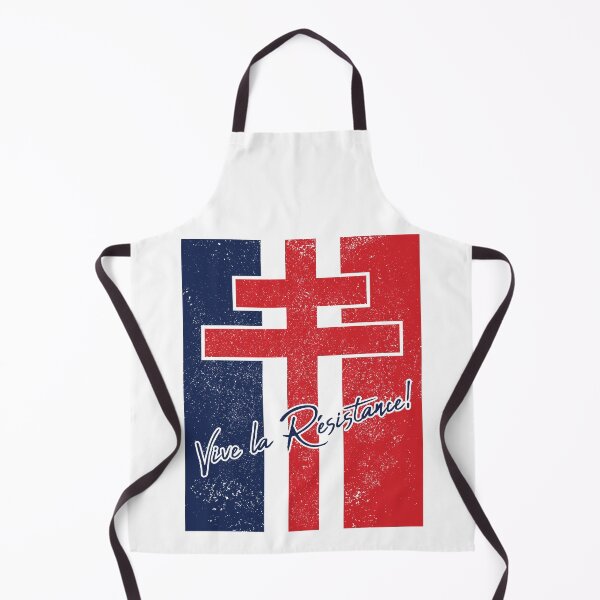Item preview, French Resistance Symbol Vintage Flag and Cross designed and sold by MehMerchTees.