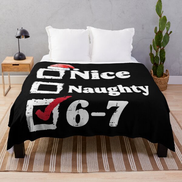 Item preview, Nice Naughty 6 7 Meme 6 7 Christmas Six Seven Xmas designed and sold by MadalynKiehn.