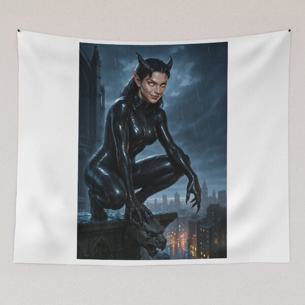 Item preview, Demoness later black cat bodysuit   designed and sold by CathryneDelamort.
