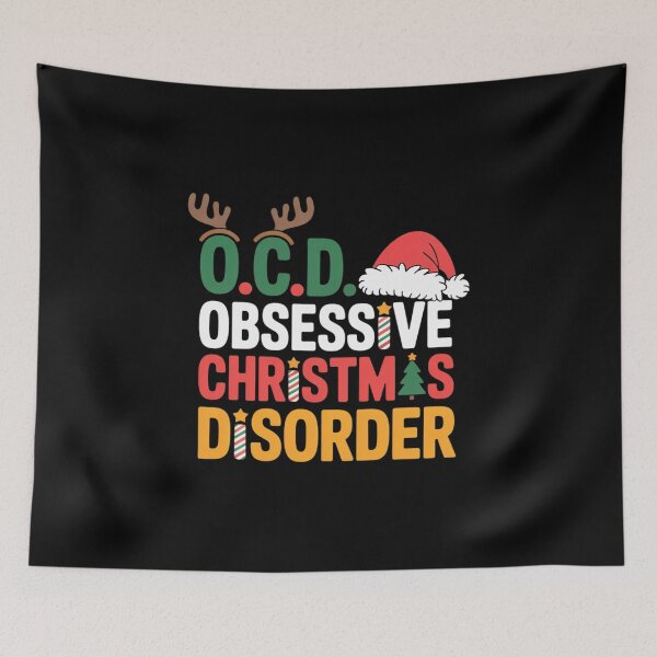 Item preview, Obsessive Christmas Disorder OCD Xmas Lovers designed and sold by DrewLeuschke.
