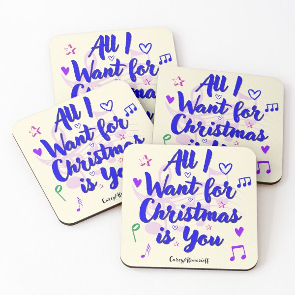 Item preview, All I Want for Christmas is You Popular Song Title designed and sold by CharlottePlaceArt.