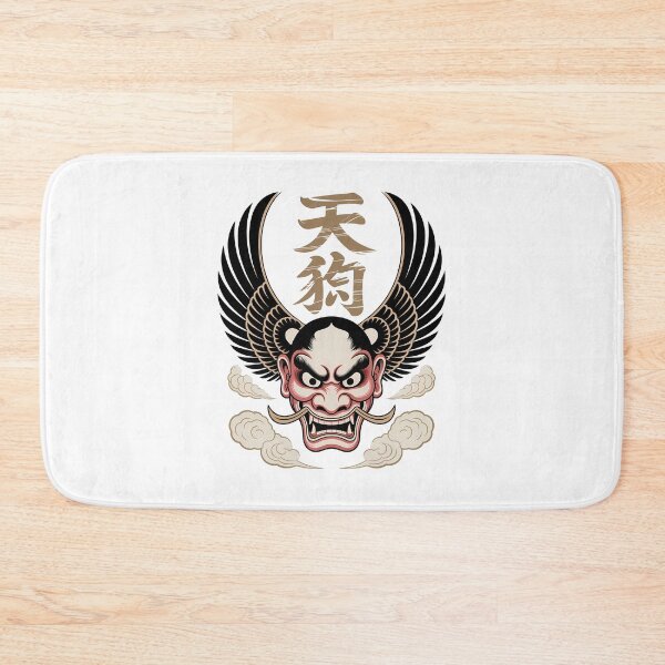 Item preview, Traditional Japanese Tengu Mask Folklore Art designed and sold by k3rstman1.