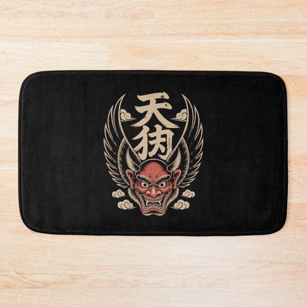 Item preview, Red Winged Tengu Japanese Demon Mask designed and sold by k3rstman1.