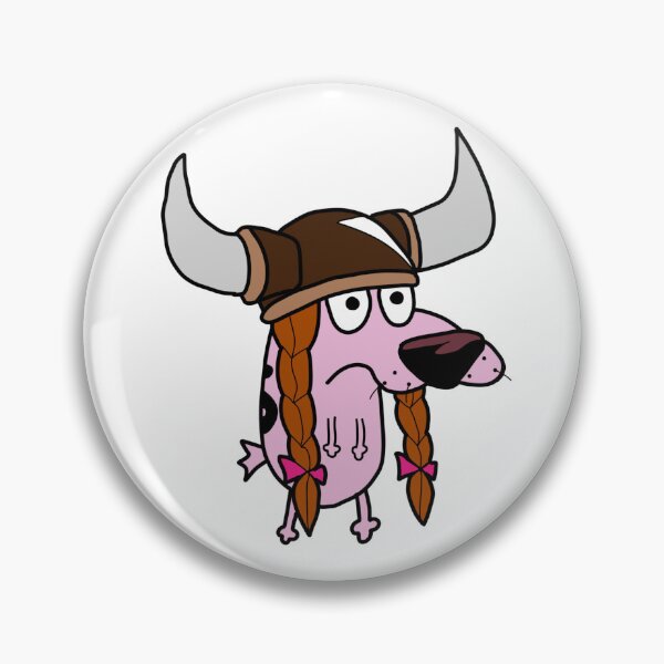 Item preview, Courage, the cowardly dog - Viking brown wig designed and sold by KMR .