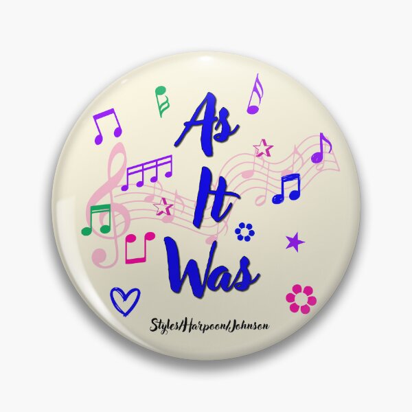 Item preview, As It Was Popular Song Title designed and sold by CharlottePlaceArt.