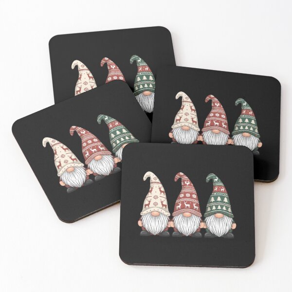 Item preview, Nordic Gnomes Winter Christmas Swedish Tomte Cute Elves designed and sold by AmparoBoyle.