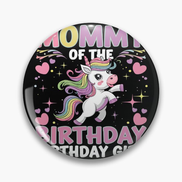 Item preview, Mommy of the Birthday Girl Flossing Unicorn Mom Mommy  designed and sold by lilLilaBatArt.