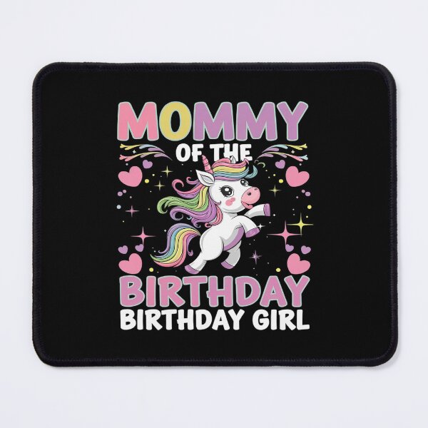 Item preview, Mommy of the Birthday Girl Flossing Unicorn Mom Mommy designed and sold by lilLilaBatArt.