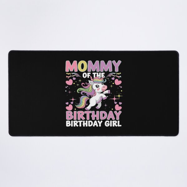 Item preview, Mommy of the Birthday Girl Flossing Unicorn Mom Mommy designed and sold by lilLilaBatArt.