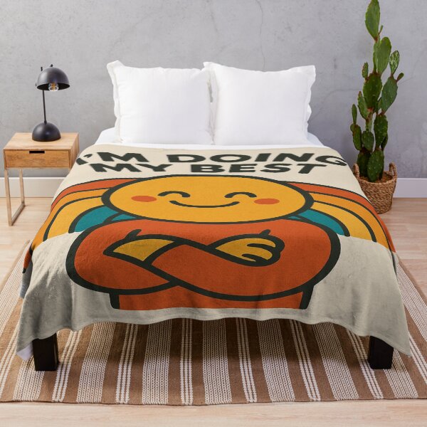 Item preview, Cute Retro Sunshine “Doing My Best” Design designed and sold by HiteshArt111.