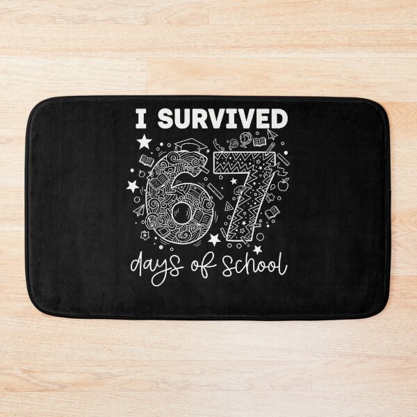Item preview, I Survived 67 Days Of School Funny Six Seven 6 7 Meme designed and sold by MadalynKiehn.