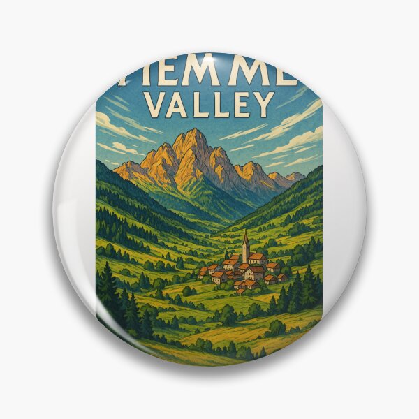 Item preview,  Fiemme Valley Italy Scenic Village in the Dolomites designed and sold by Places On Earth.