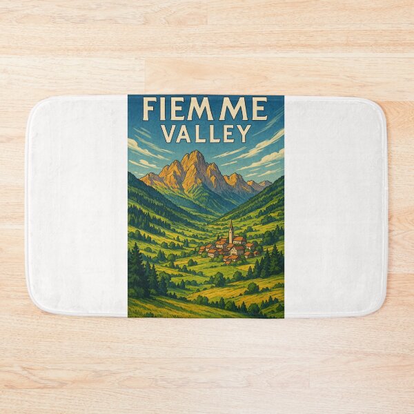 Item preview, Fiemme Valley Italy Scenic Village in the Dolomites designed and sold by Places On Earth.