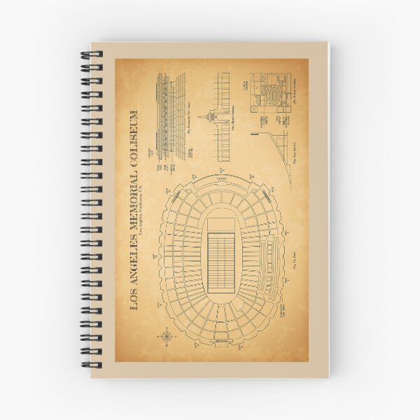 Item preview, Los Angeles Memorial Coliseum (Aged Parchment) designed and sold by BGALAXY.