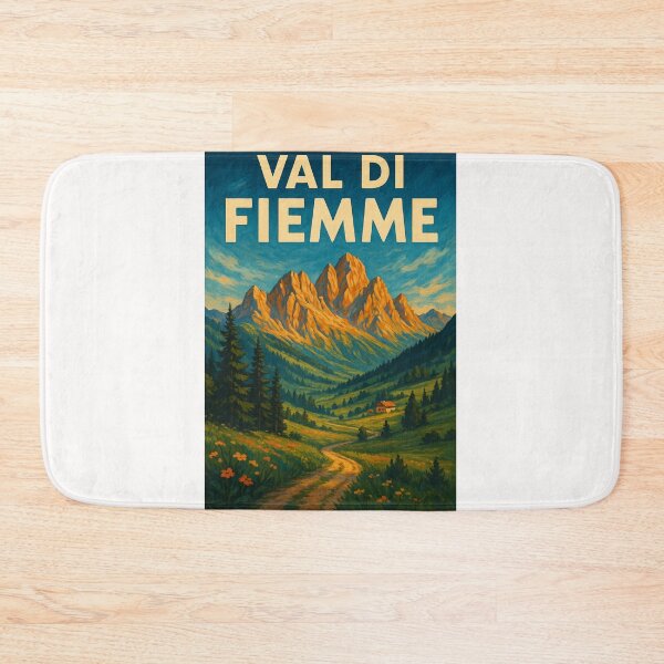 Item preview, Val di Fiemme Italy Dolomite Mountain Path View designed and sold by Places On Earth.