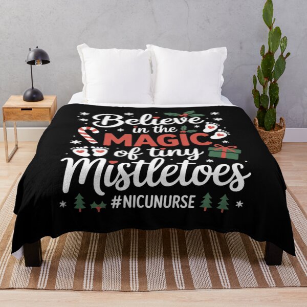 Item preview, NICU Nurse Believin Magic Of Tiny Mistletoe Christmas designed and sold by RayArmstrong.
