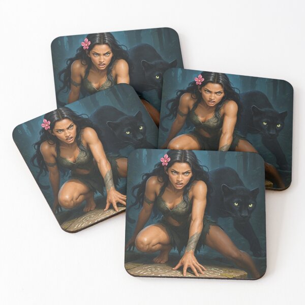 Item preview, Shanti Riveria black cat witching hour   designed and sold by CathryneDelamort.