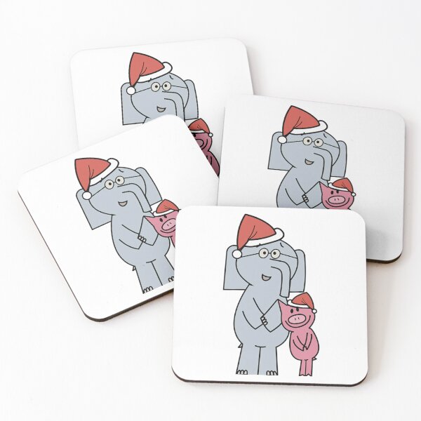 Item preview, Elephant and Piggie Cartoon Christmas designed and sold by Aryi-ahSpringf.