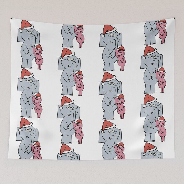 Item preview, Elephant and Piggie Cartoon Christmas designed and sold by Aryi-ahSpringf.