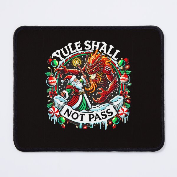 Item preview, Yule Shall Not Pass Creepmas Dragon With Bright Holiday Chaos And Bold designed and sold by torildorxop.