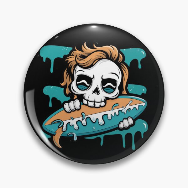 Item preview, Chill Surfer Skull - Forever Stoked designed and sold by WeranovDesign.