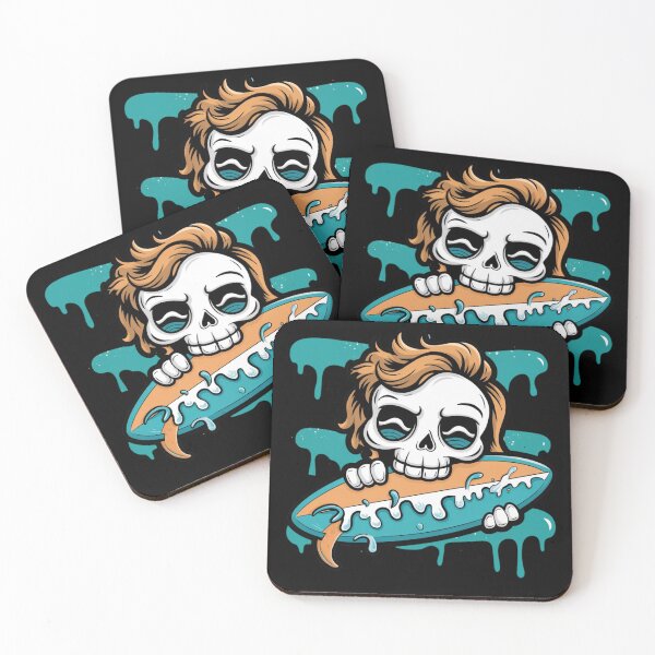 Item preview, Chill Surfer Skull - Forever Stoked designed and sold by WeranovDesign.
