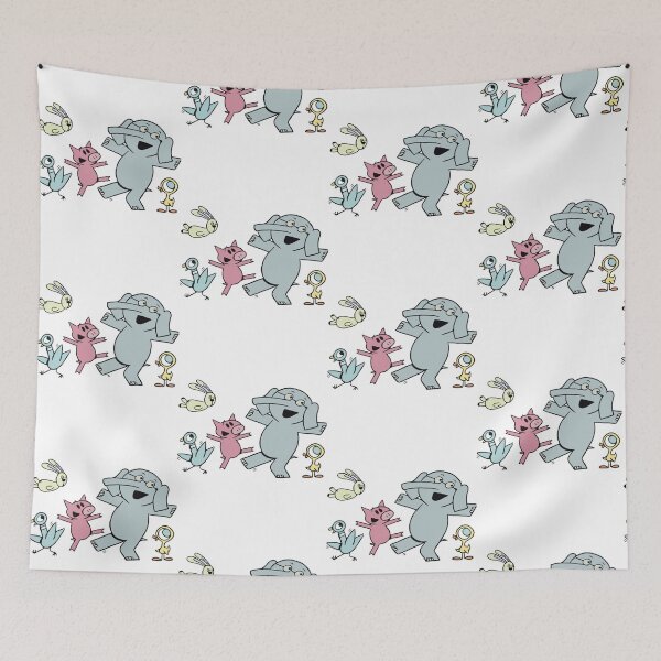Item preview, Elephant and Piggie dancing with friends   designed and sold by Aryi-ahSpringf.