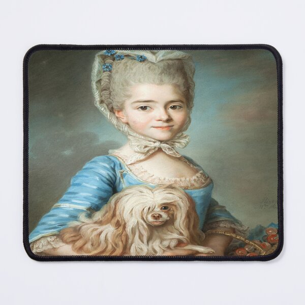 Item preview, Augustine-Suzanne Roslin by Marie-Suzanne Giroust (c.1770)// Public Domain designed and sold by Vernissage-dart.