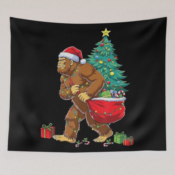 Item preview, Bigfoot Classic Christmas Lights Vintage Festive Christmas Tree Retro Holiday designed and sold by FrankyTepper.