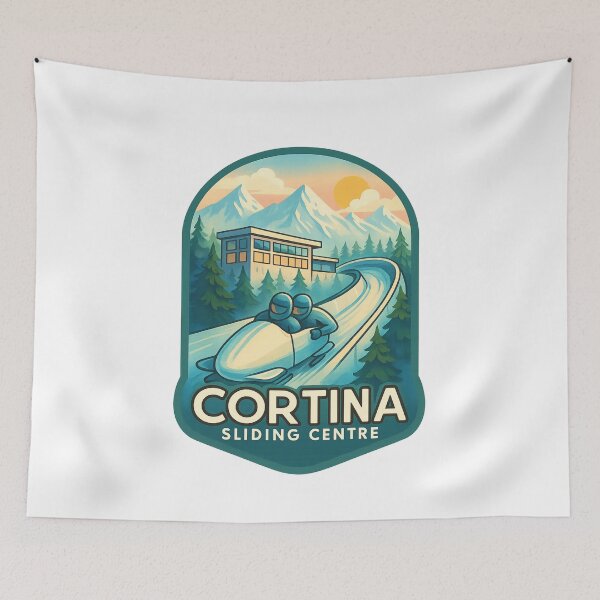 Item preview,  Cortina Sliding Centre Bobsleigh Track in the Dolomites designed and sold by Aryabek.