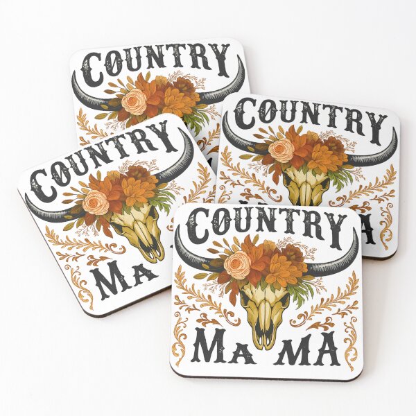 Item preview, Country Mama Boho Steer Skull Floral Western Southern Aesthetic designed and sold by haitrieuic96.