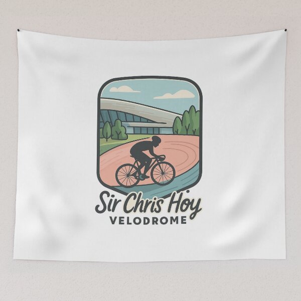 Item preview,  Sir Chris Hoy Velodrome Glasgow Cycling Venue Scene designed and sold by Aryabek.