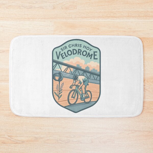 Item preview,  Sir Chris Hoy Velodrome Glasgow Skyline with Cyclist designed and sold by Aryabek.