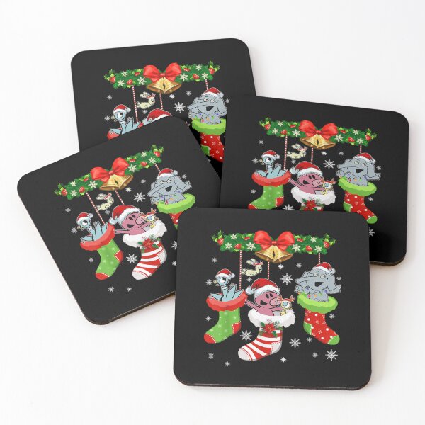 Item preview, Elephant and Piggie Cartoon Christmas designed and sold by Aryi-ahSpringf.