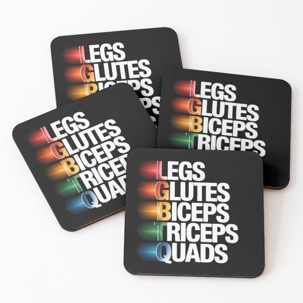 Item preview, LGBTQ Legs Glutes Biceps Triceps Quads Gym Gay Lesbian designed and sold by RoyTill0Art.