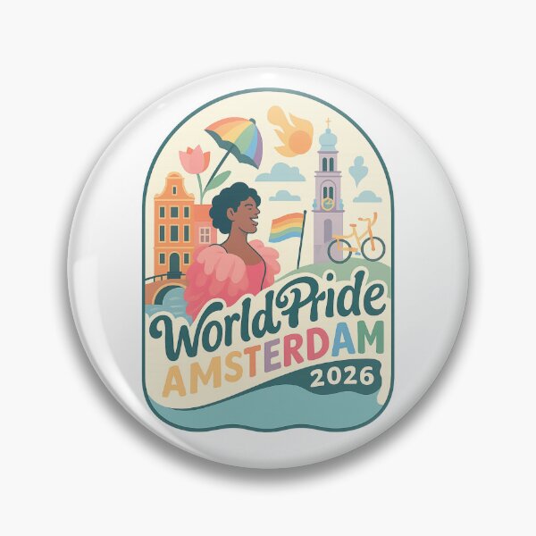 Item preview,  WorldPride Amsterdam 2026 Celebration with Westerkerk designed and sold by Aryabek.
