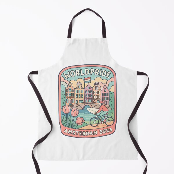 Item preview, Amsterdam WorldPride 2026 with Tulips and Dutch Canal View designed and sold by Aryabek.