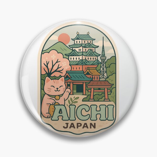 Item preview,  Aichi Japan Landmark Scene with Nagoya Castle and Sakura designed and sold by Aryabek.