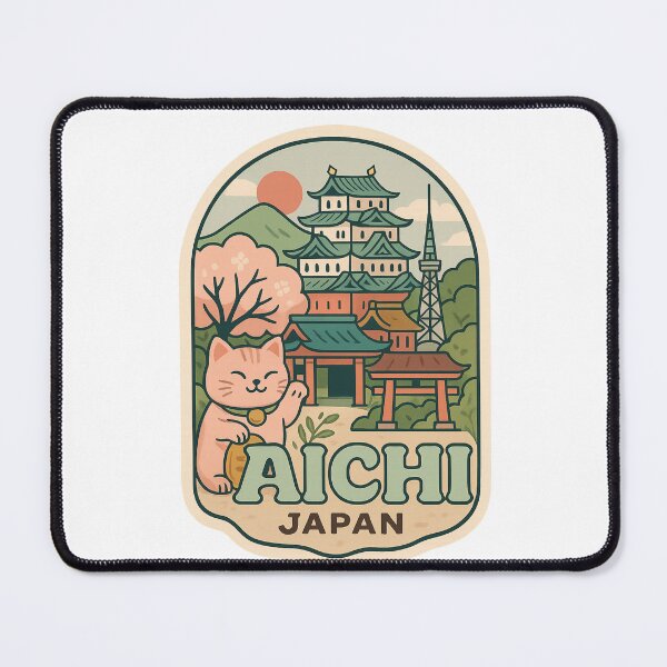 Item preview,  Aichi Japan Landmark Scene with Nagoya Castle and Sakura designed and sold by Aryabek.
