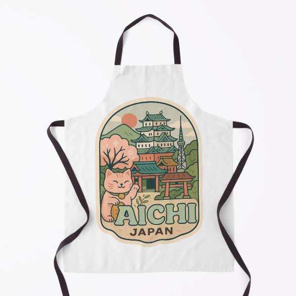 Item preview, Aichi Japan Landmark Scene with Nagoya Castle and Sakura designed and sold by Aryabek.