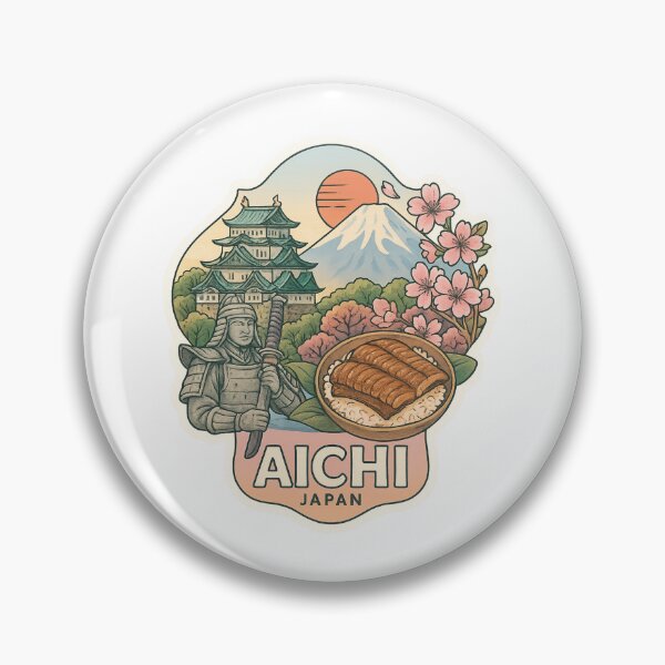 Item preview,  Aichi Japan Culture with Nagoya Castle, Samurai and Unagi designed and sold by Aryabek.