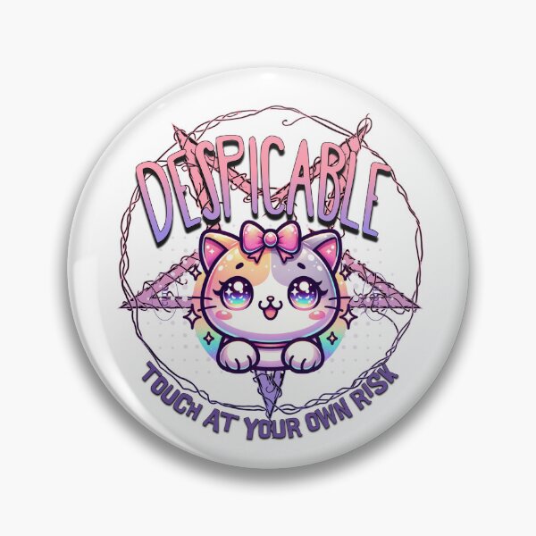 Item preview, Despicable Kawaii Cat – Cute but Dangerous Pastel Anime Kitty Design designed and sold by onlin3boutiqu3.