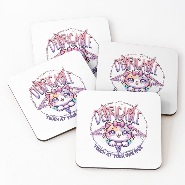 Item preview, Despicable Kawaii Cat – Cute but Dangerous Pastel Anime Kitty Design designed and sold by onlin3boutiqu3.